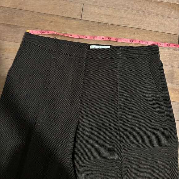 MaxMara Striped Work Pants / Suit Pants / Trousers size 14 black and Tan - Picture 7 of 11